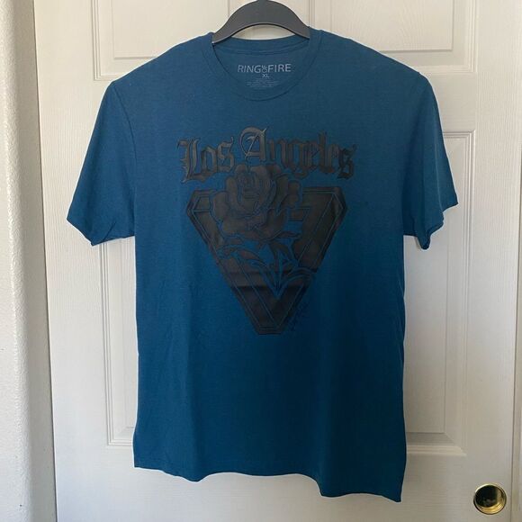 RING OF FIRE Men’s Short Sleeves T Shirt Size XL - Picture 1 of 4